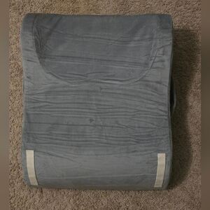 Gray Memory Foam Back/Seat/Bed Support Cushion
